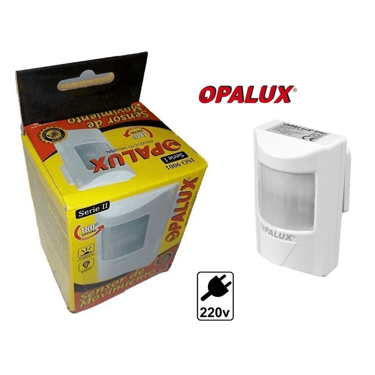 OPALUX - Sensor De Movimiento Opalux 180° Serie I St-38 220V