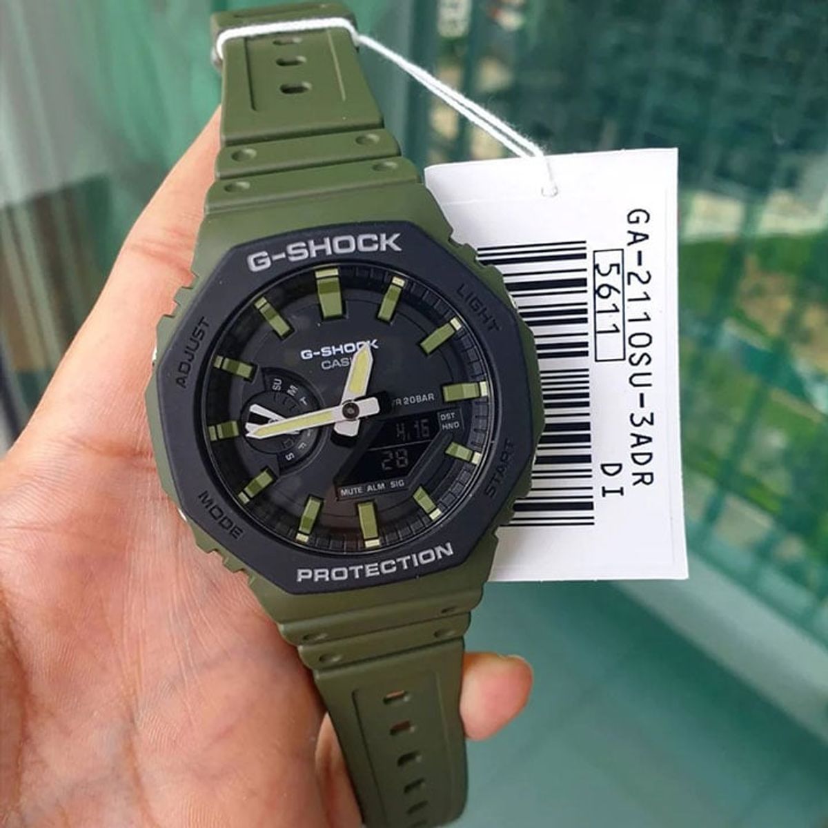 CASIO - Reloj Casio G-Shock GA-2110SU-3A - Verde