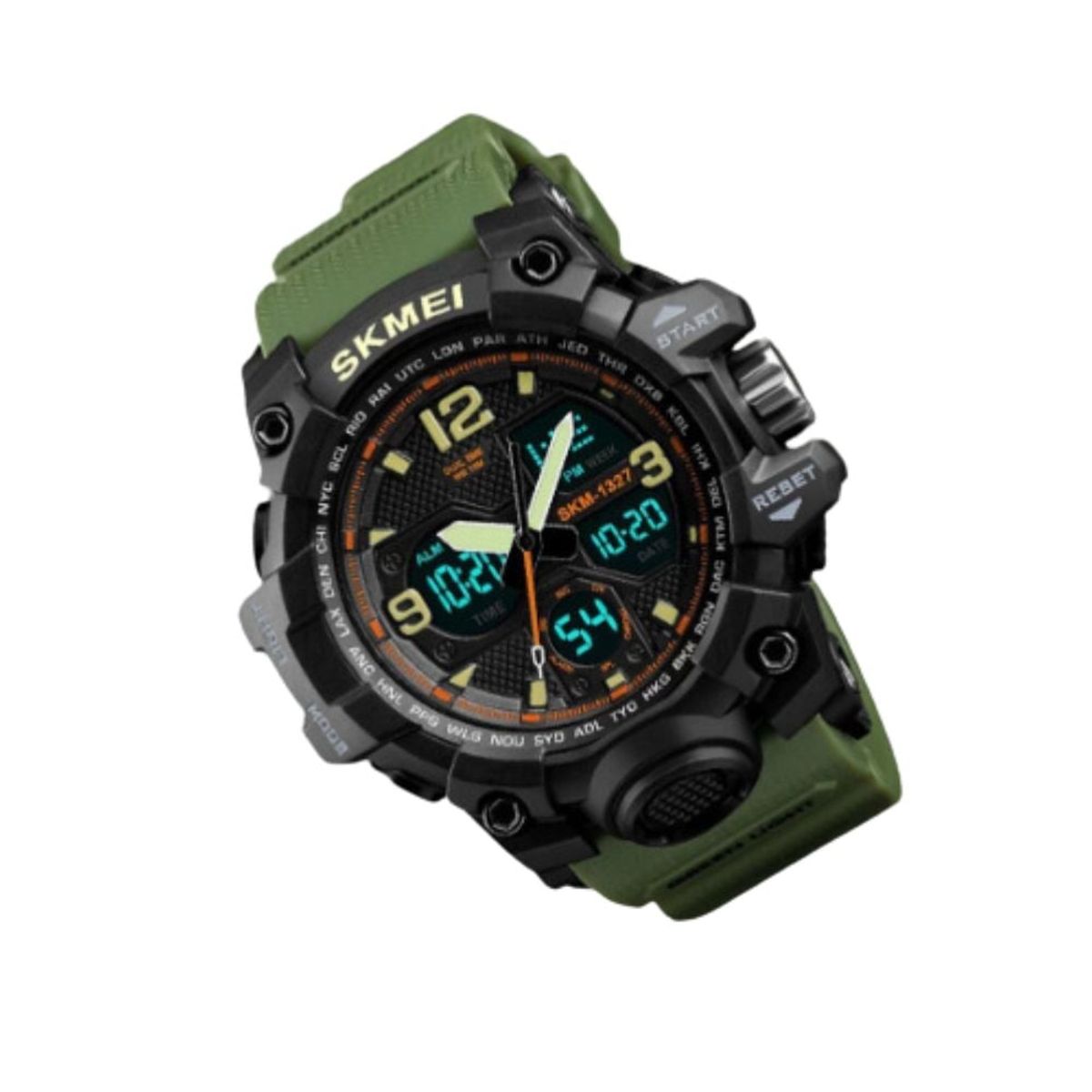 SKMEI - Reloj Skmei Dual Time Verde