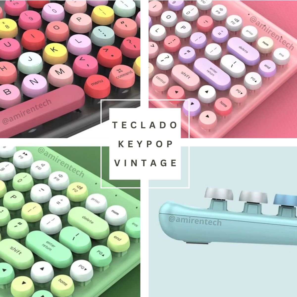 GENERICO - Teclado KeyPop Vintage Green