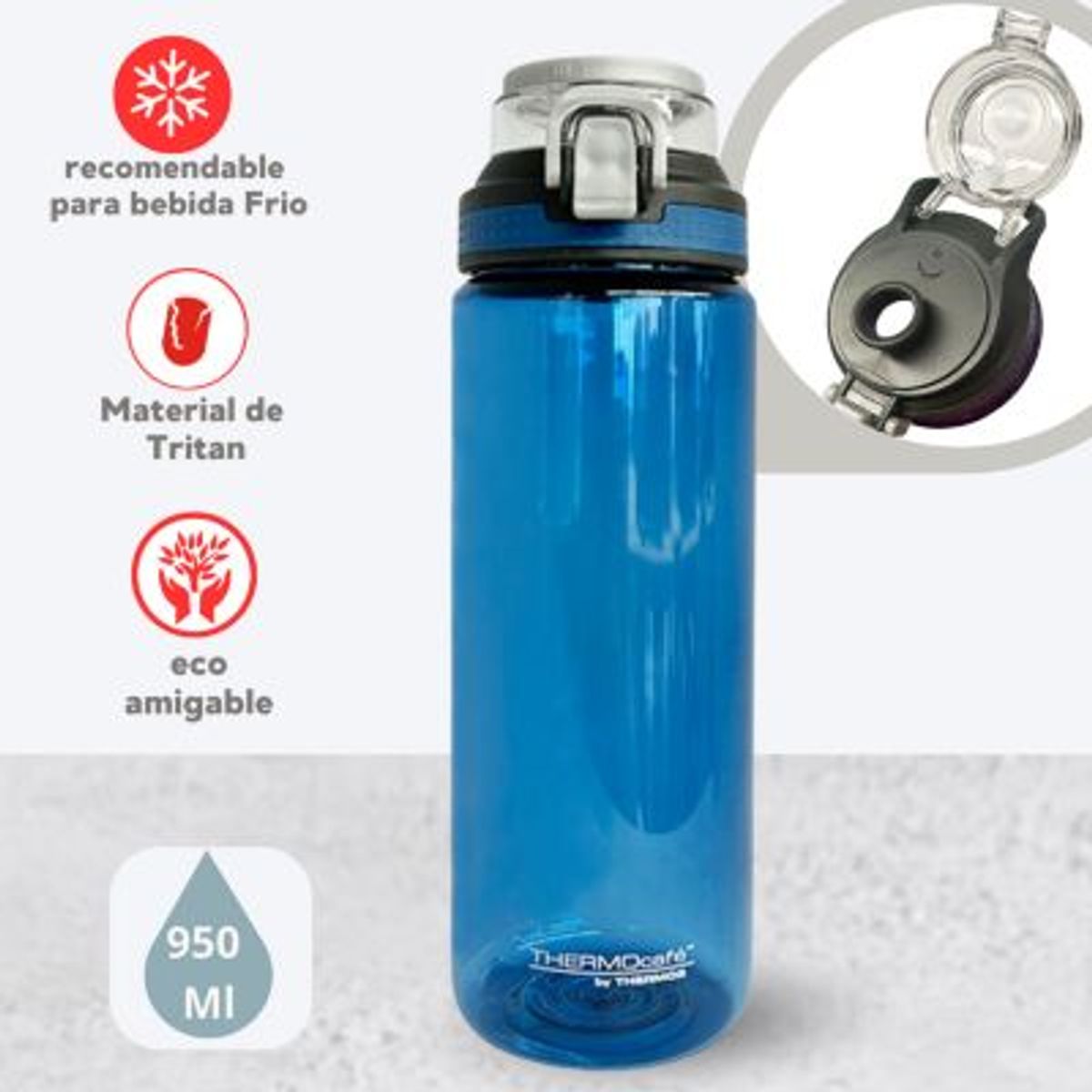 THERMOS - TOMATODO DEPORTIVA AZUL 950 ML