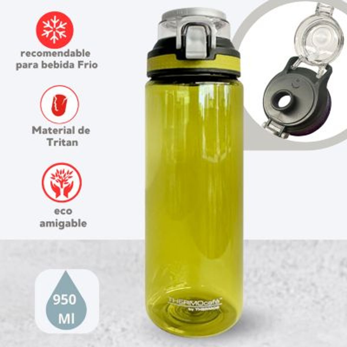 THERMOS - TOMATODO DEPORTIVA AMARILLO 950 ML