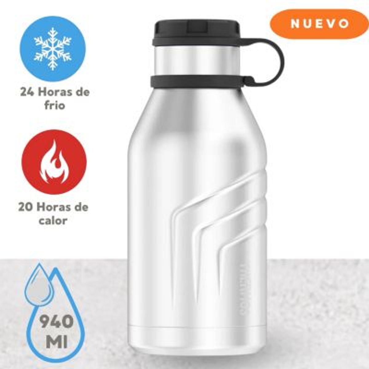 THERMOS - Termo 950ml Acero Element Plata