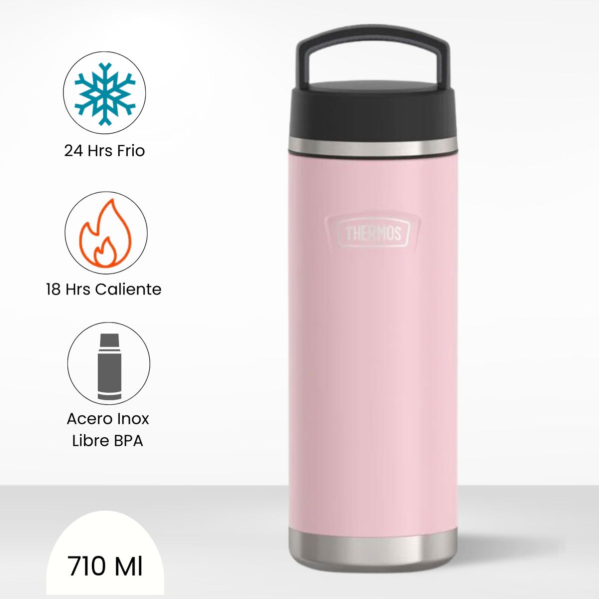 THERMOS - Termo de Bebida Icon 710ml Rosado