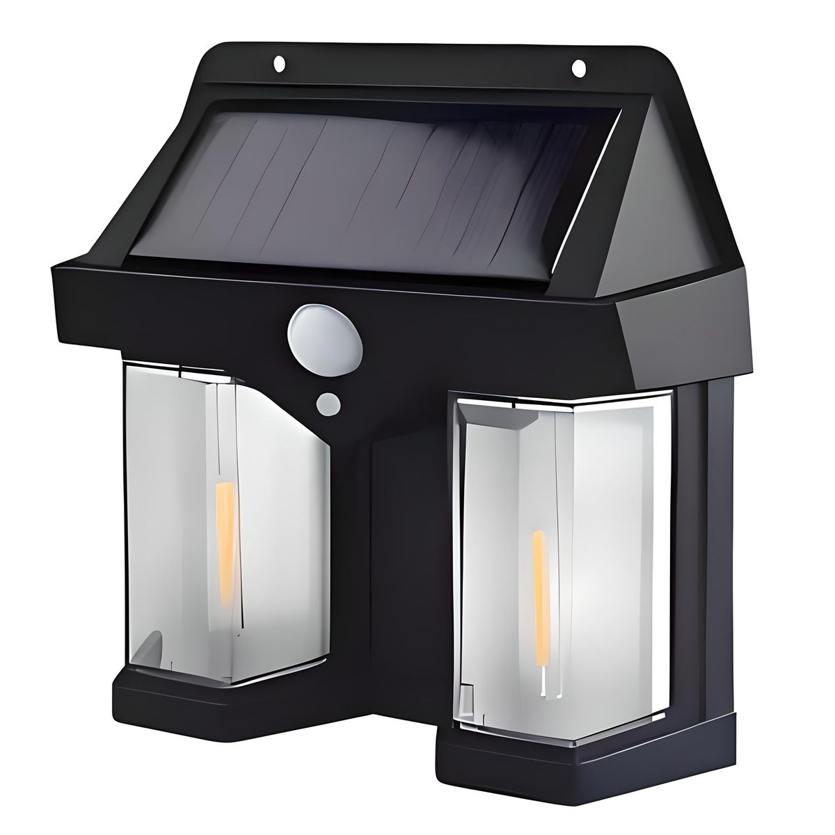 GENERICO - LÁMPARA FOCO SOLAR DE PARED SENSOR MOVIMIENTO EXTERIORES RECARGABLE