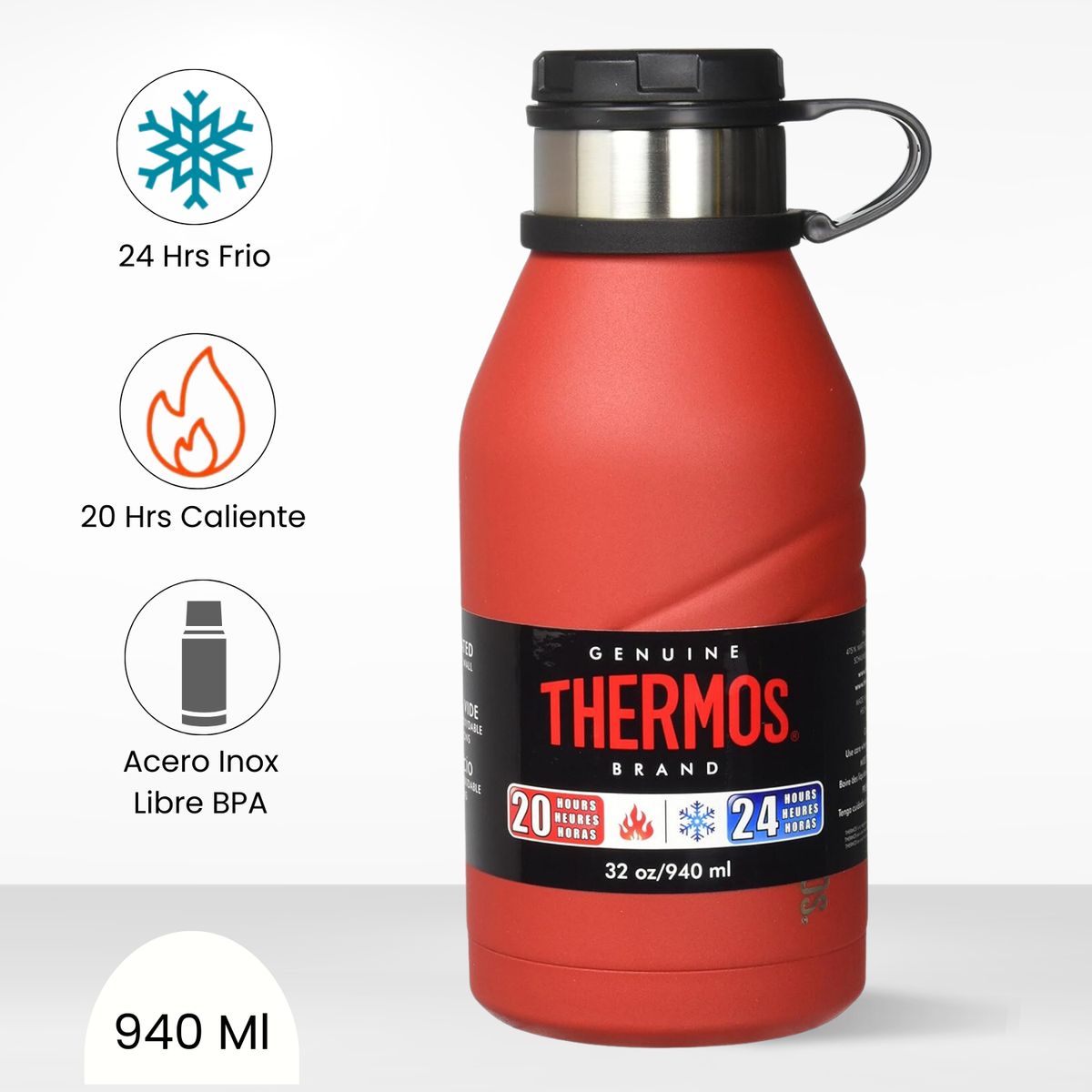 THERMOS - Termo de Bebida Element 940ml Rojo