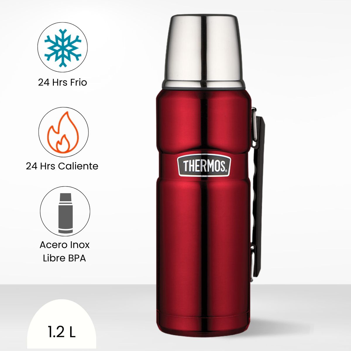 THERMOS - Termo de Bebida King 1.2l Rojo