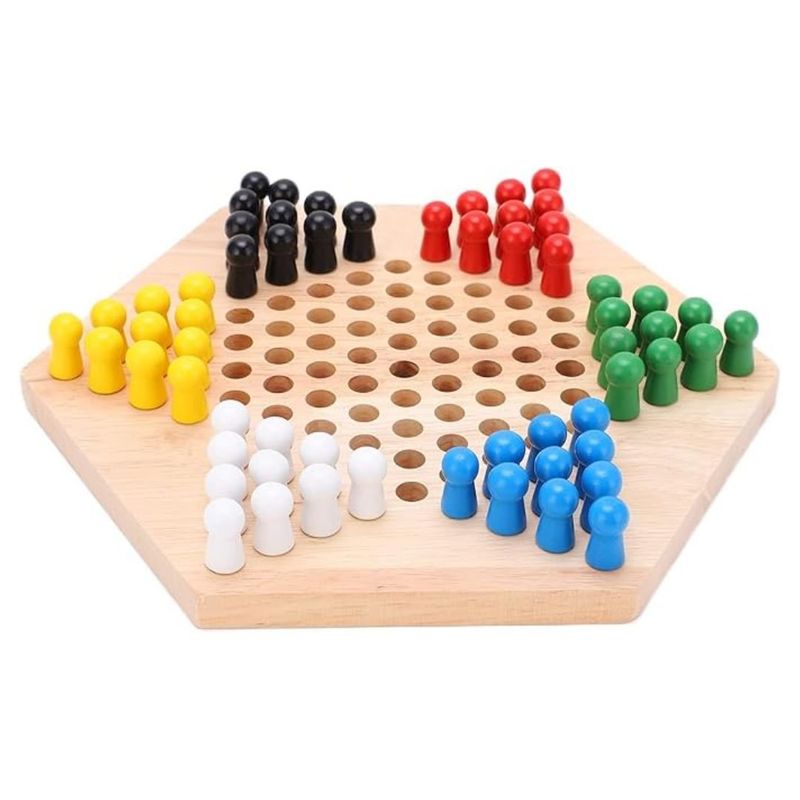 GENERICO - Juego Damas Chinas Hexagonal