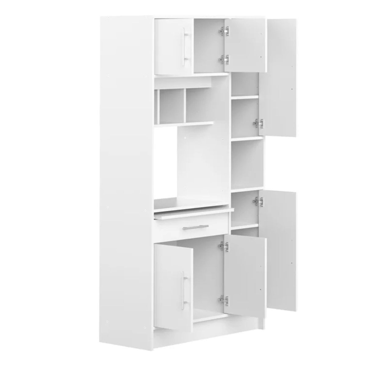 GENERICO - Mueble Para Microondas Shinya  Blanco R&R Muebles