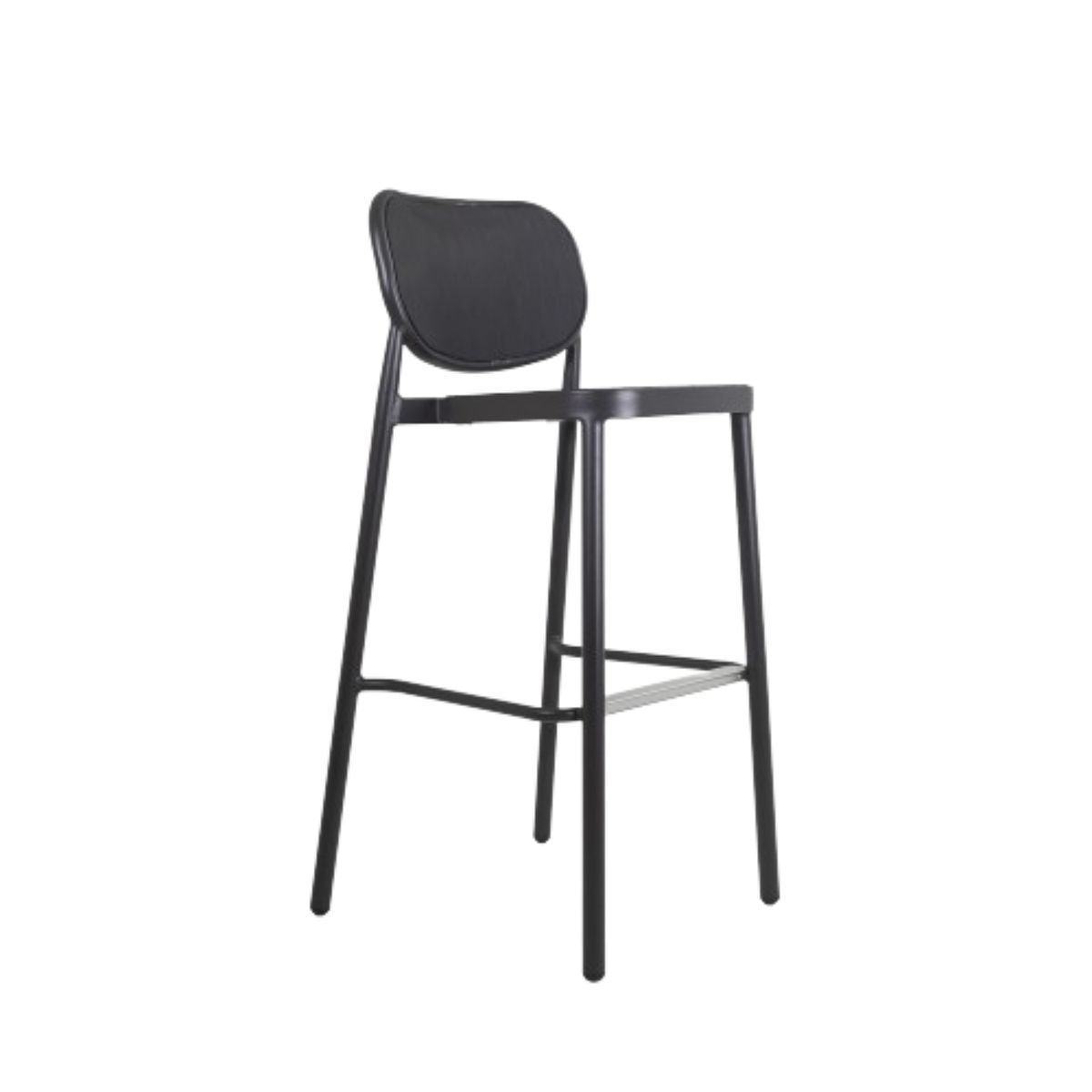 NIHM - Silla Bar Outdoor Moraig Negro