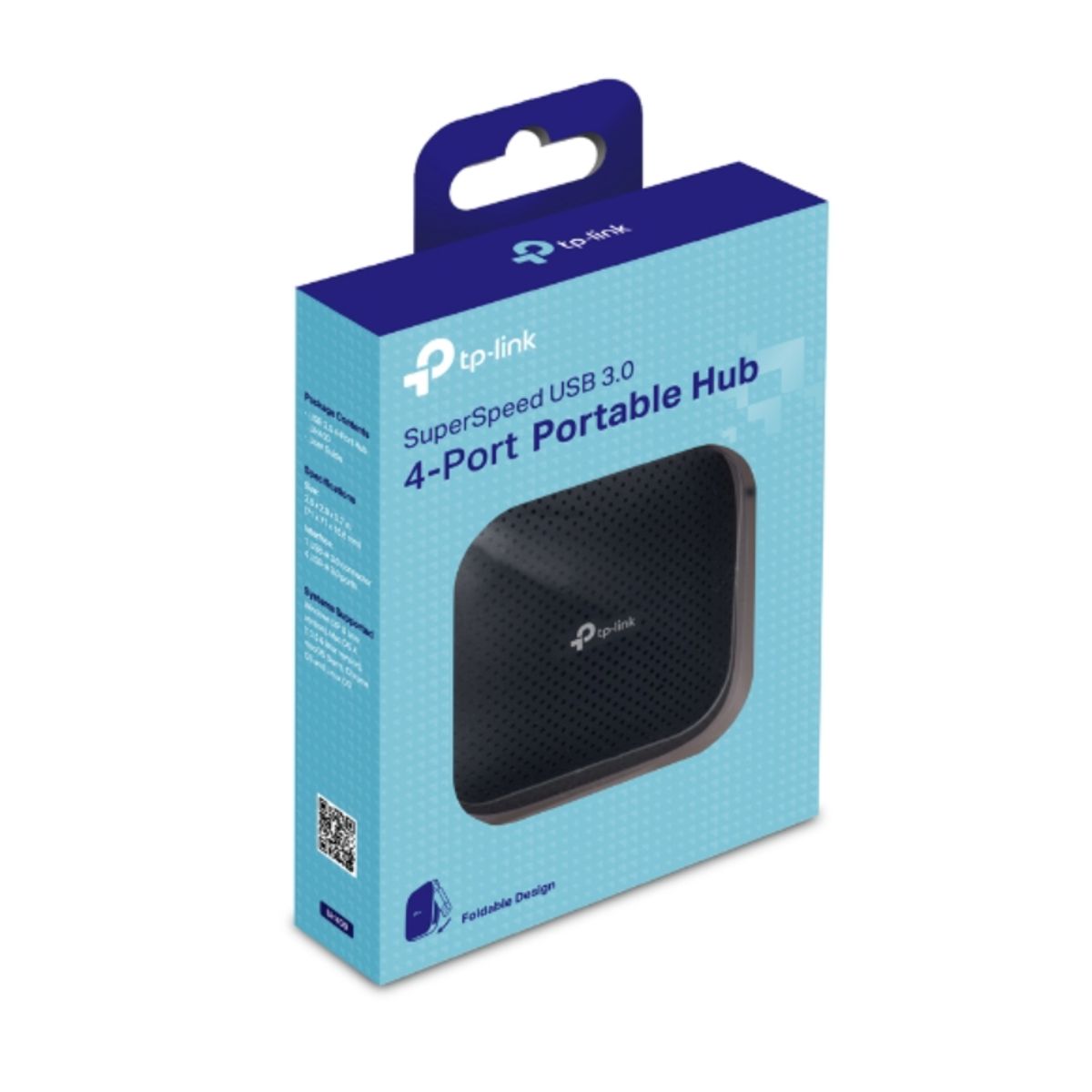 TP LINK - TP LINK UH400 USB 3.0 4-Port Portable Hub