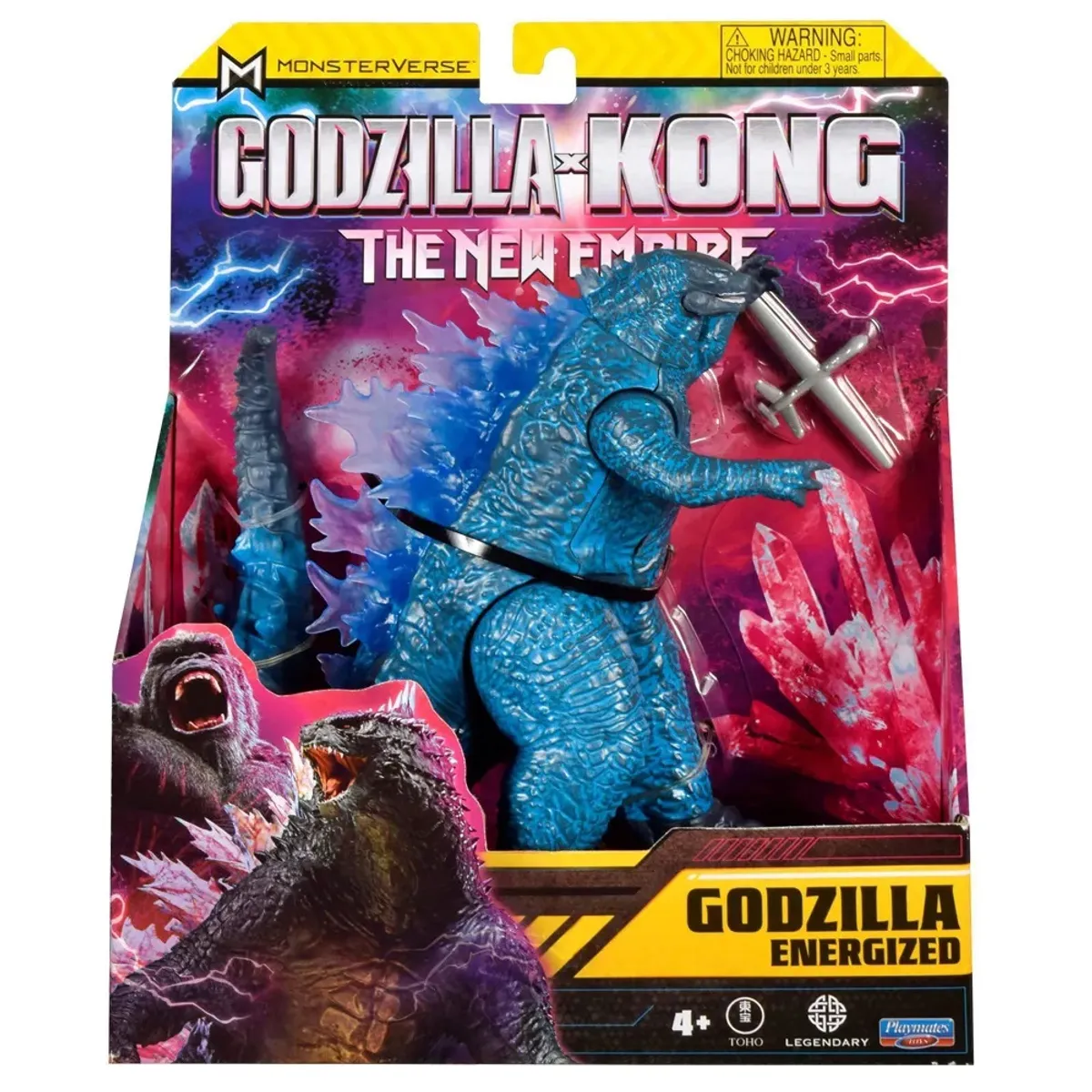 PLAYMATES TOYS - Godzilla x Kong – Godzilla Energized 15 cm