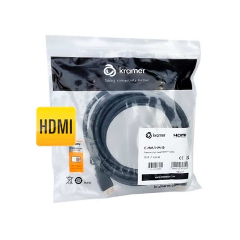 GENERICO - Cable Hdmi Kramer C-HmHm-15 De Alta Velocidad 46m