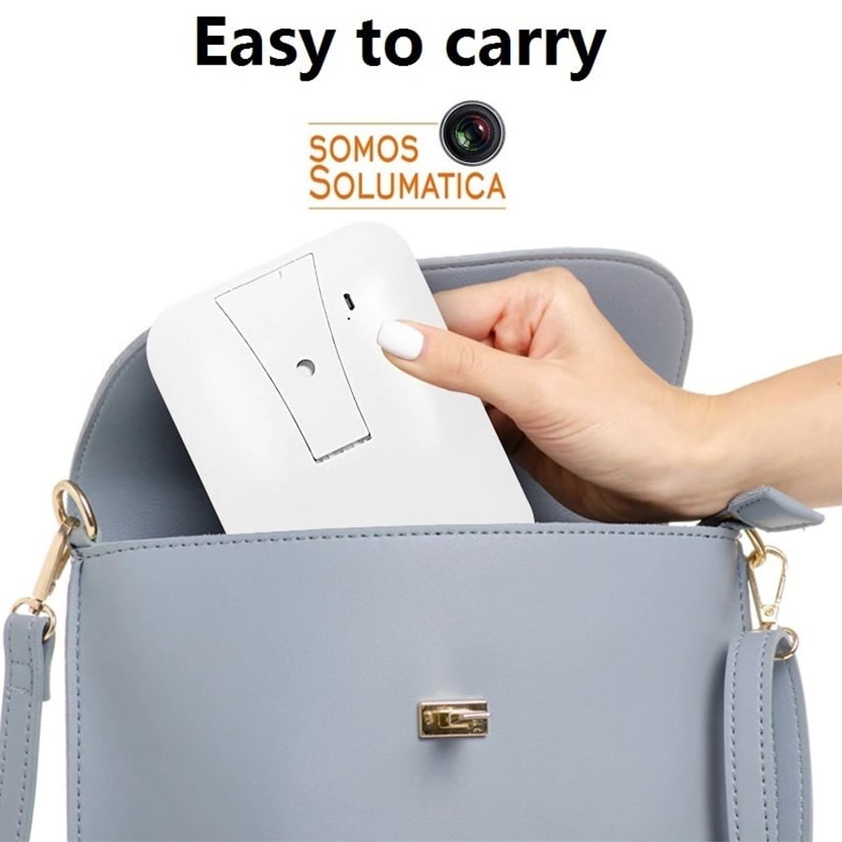 GENERICO - Espejo Con Luz Led - Maquillaje Bateria Recargable - Tactil