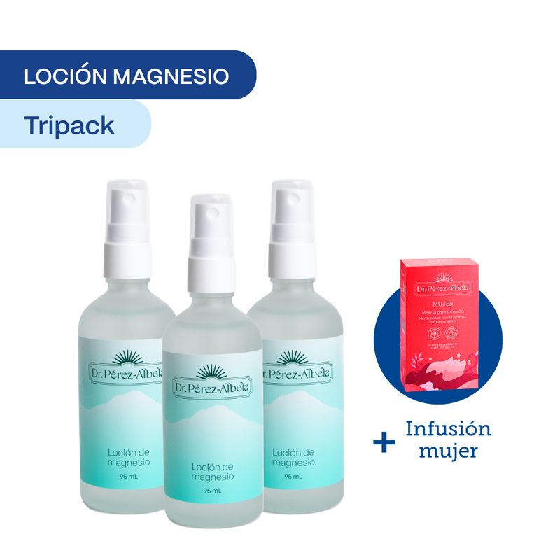 DR PEREZ ALBELA - 3PACK: LOCIÓN DE MAGNESIO x 95 ML