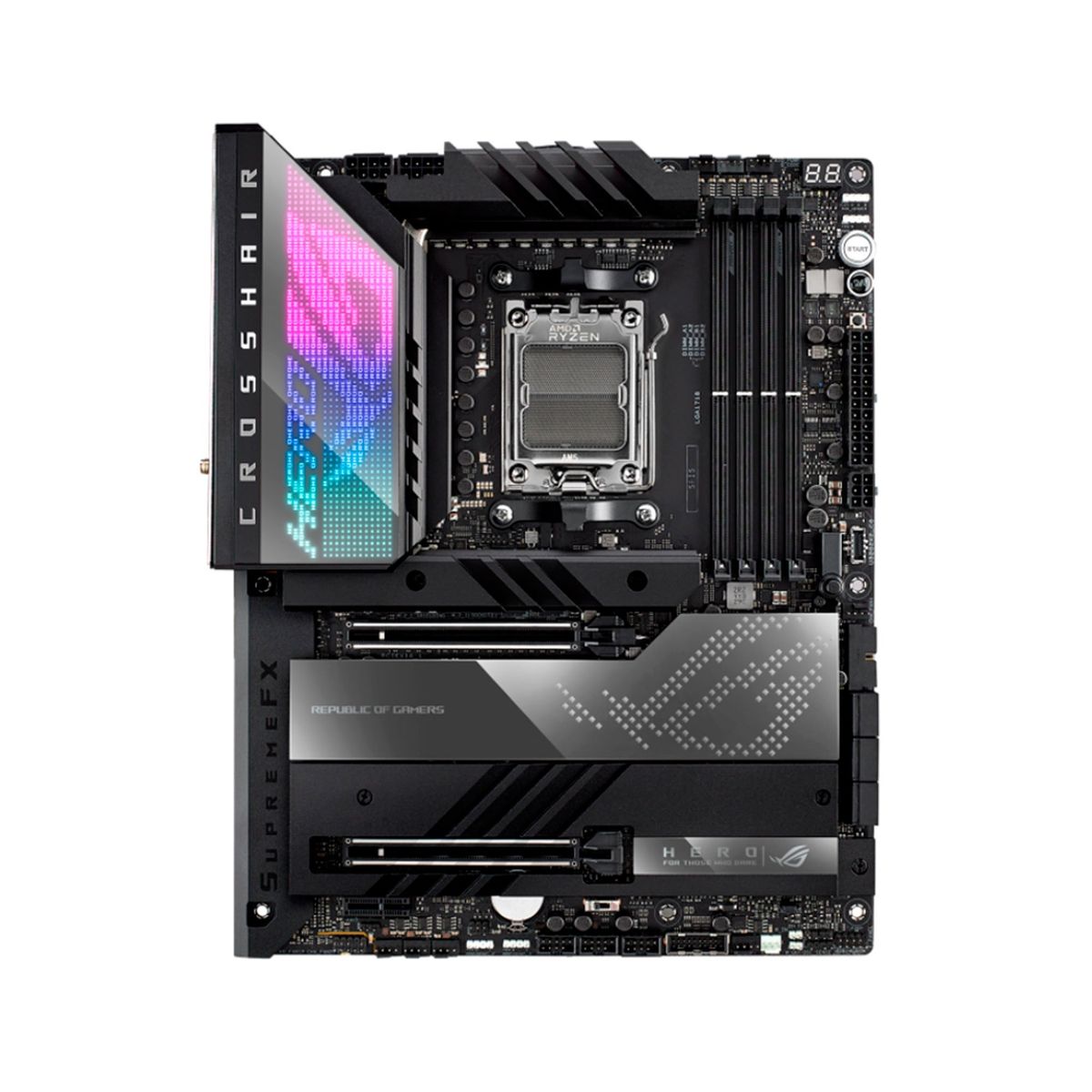 ASUS - PLACA BASE ASUS AMD AM5 ROG X670E NEGRO PN ROG CROSSHAIR X670E HERO