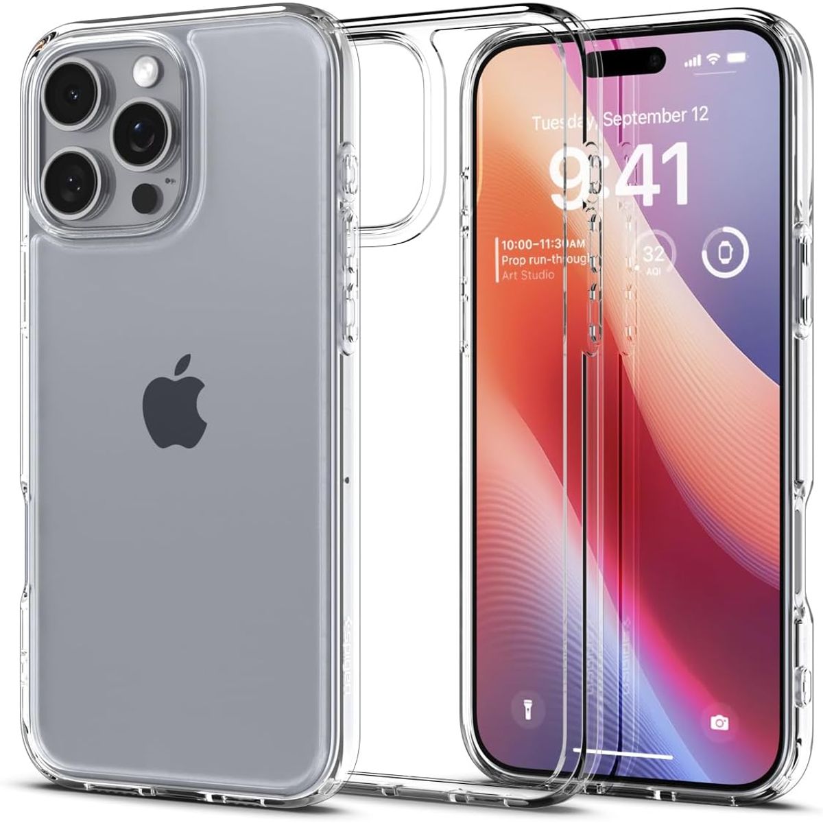 SPACE - Case Sapce Anticaida iPhone 16 Pro - Transparente