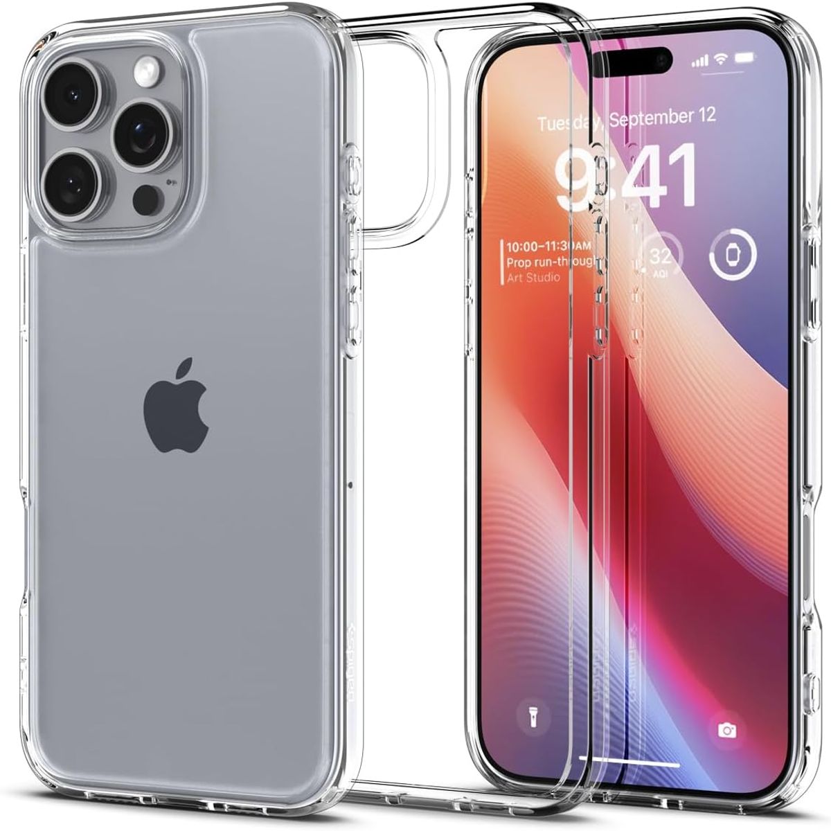SPACE - Case Sapce Anticaida iPhone 16 Pro Max - Transparente