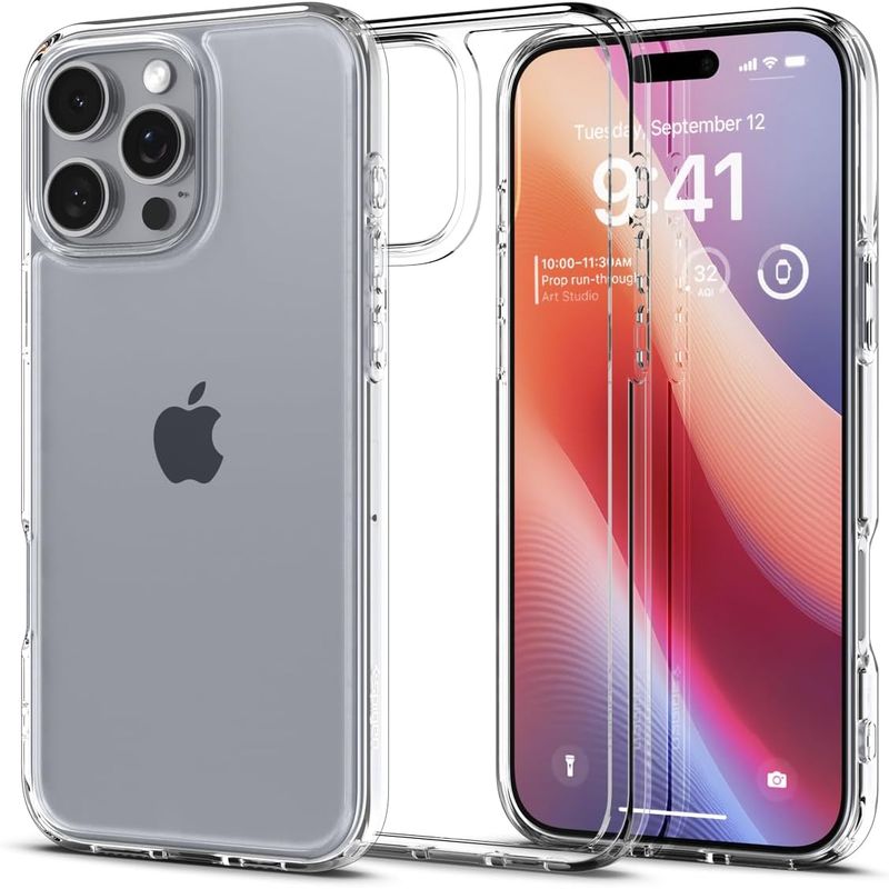 SPACE - Case Sapce Anticaida iPhone 16 Pro Max - Transparente