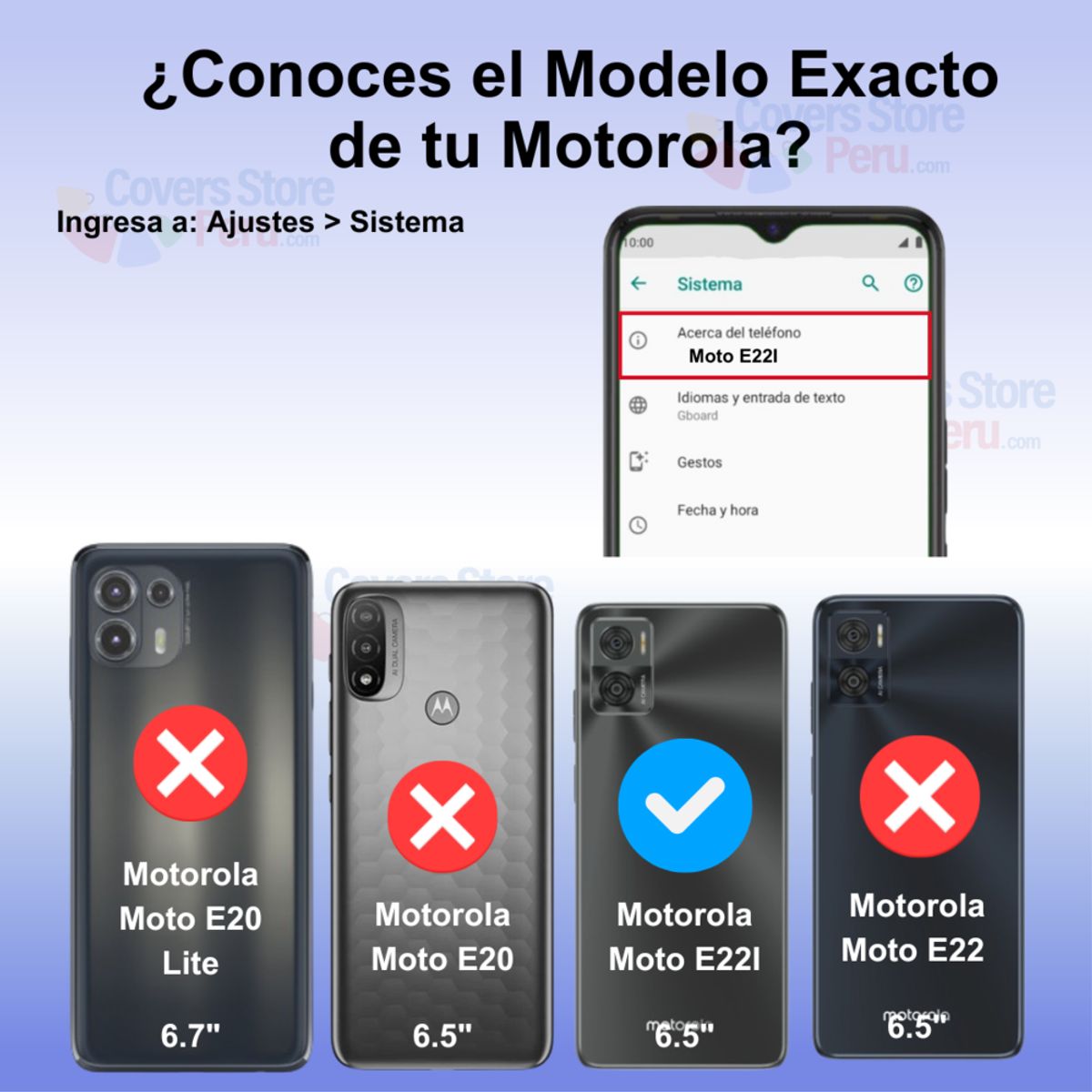GENERICO - Funda para Motorola Moto E22I TPU con esquinas reforzadas Antishock