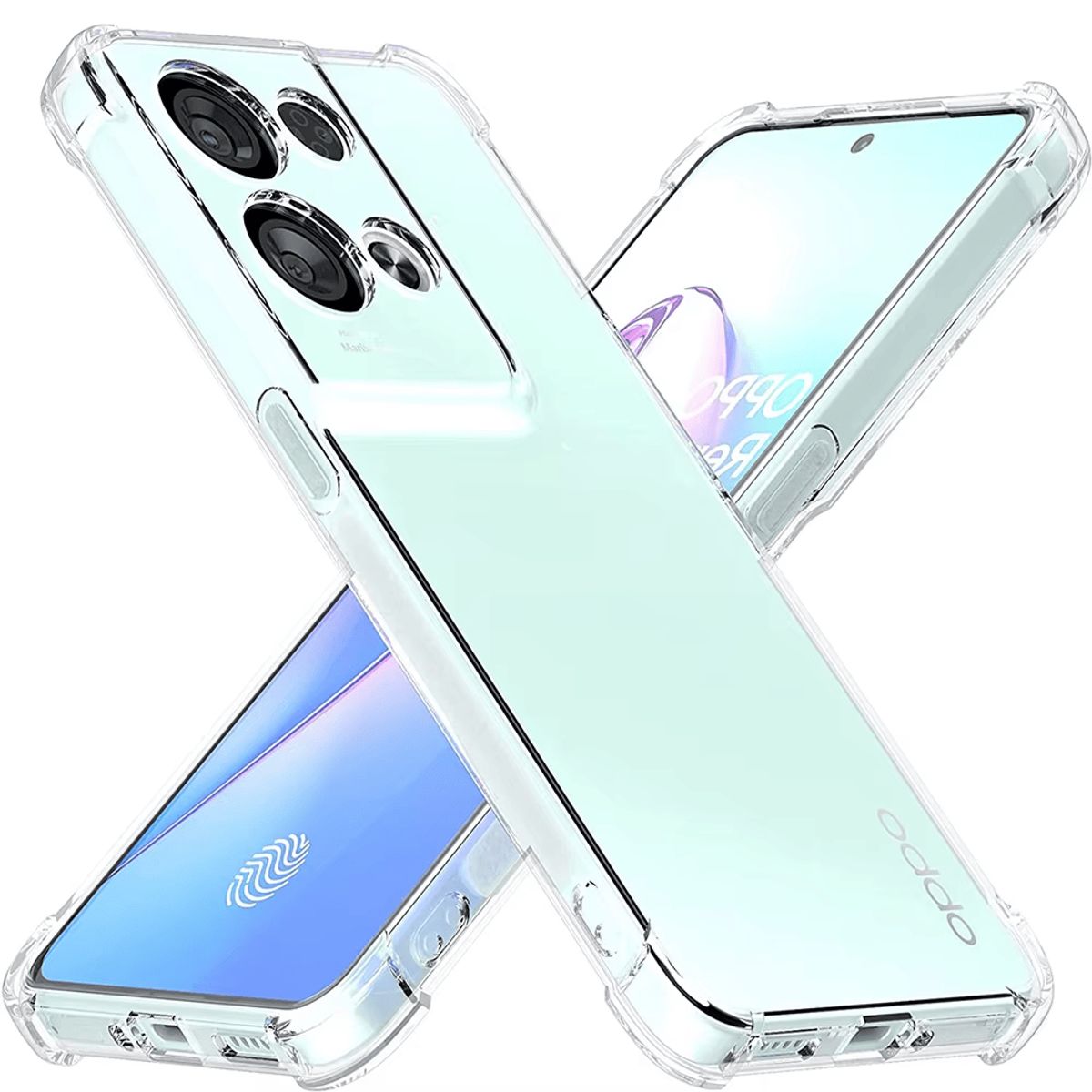 GENERICO - Funda para Oppo A78 5G TPU con esquinas reforzadas Antishock