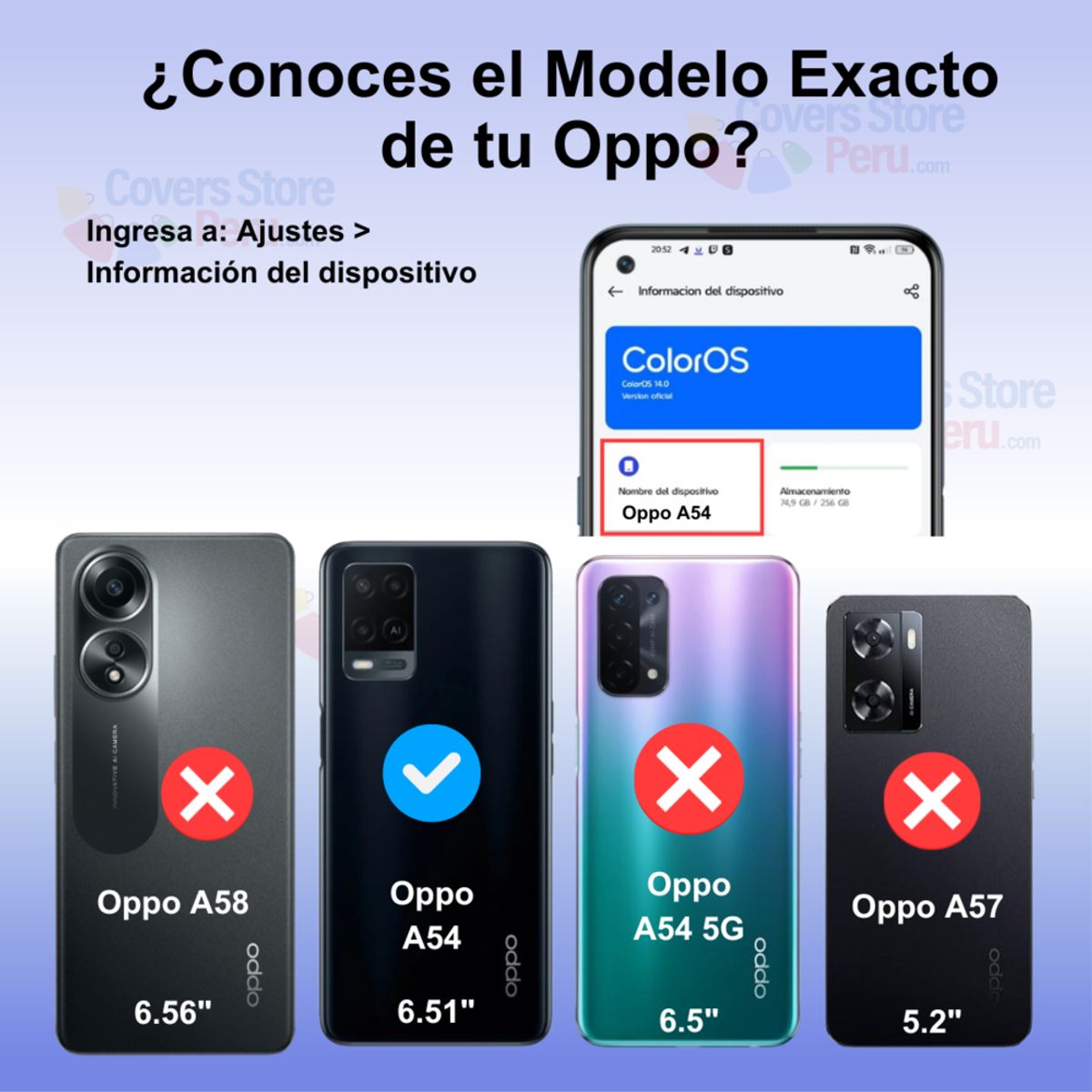 GENERICO - Funda para Oppo A54 TPU con esquinas reforzadas Antishock