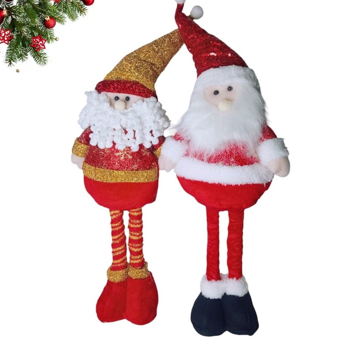 GENERICO - muñeco patilargas de navidad adornos navideños