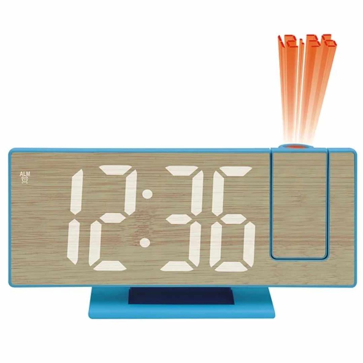 GENERICO - Reloj Digital Despertador con Proyector LED Temperatura Alarma