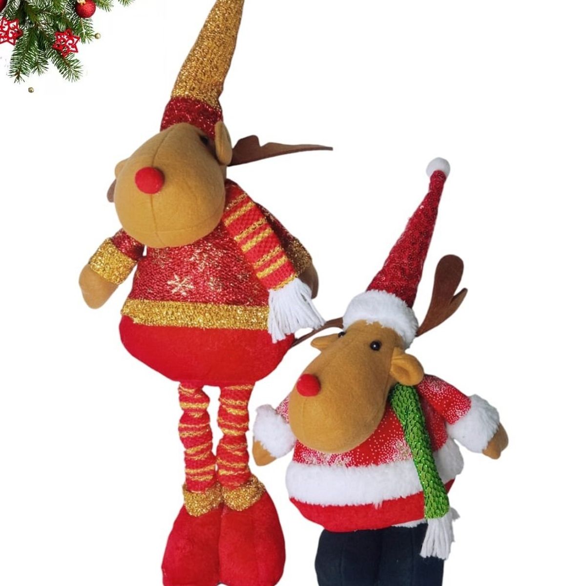 GENERICO - muñeco patilargas de navidad adornos navideños