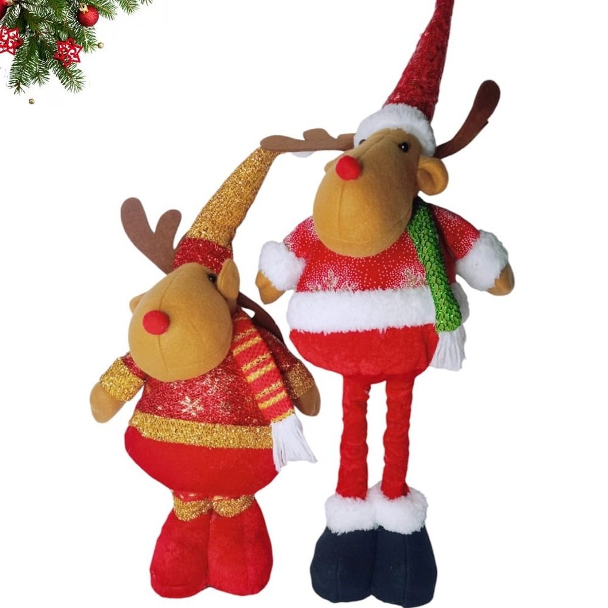 GENERICO - muñeco patilargas de navidad adornos navideños