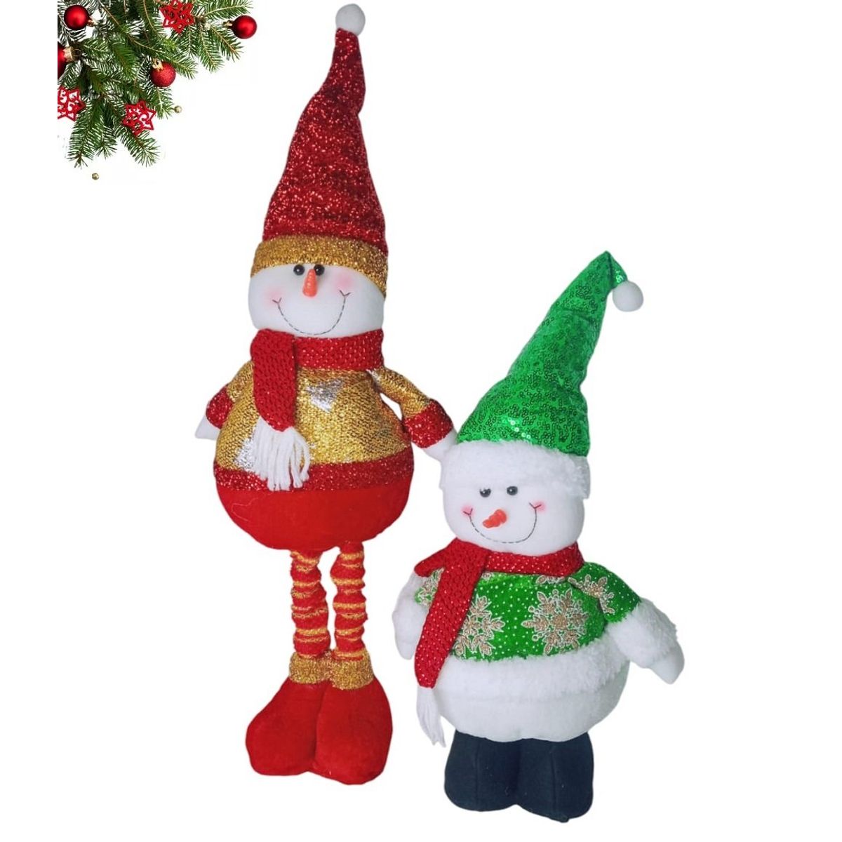 GENERICO - muñeco patilargas de navidad adornos navideños