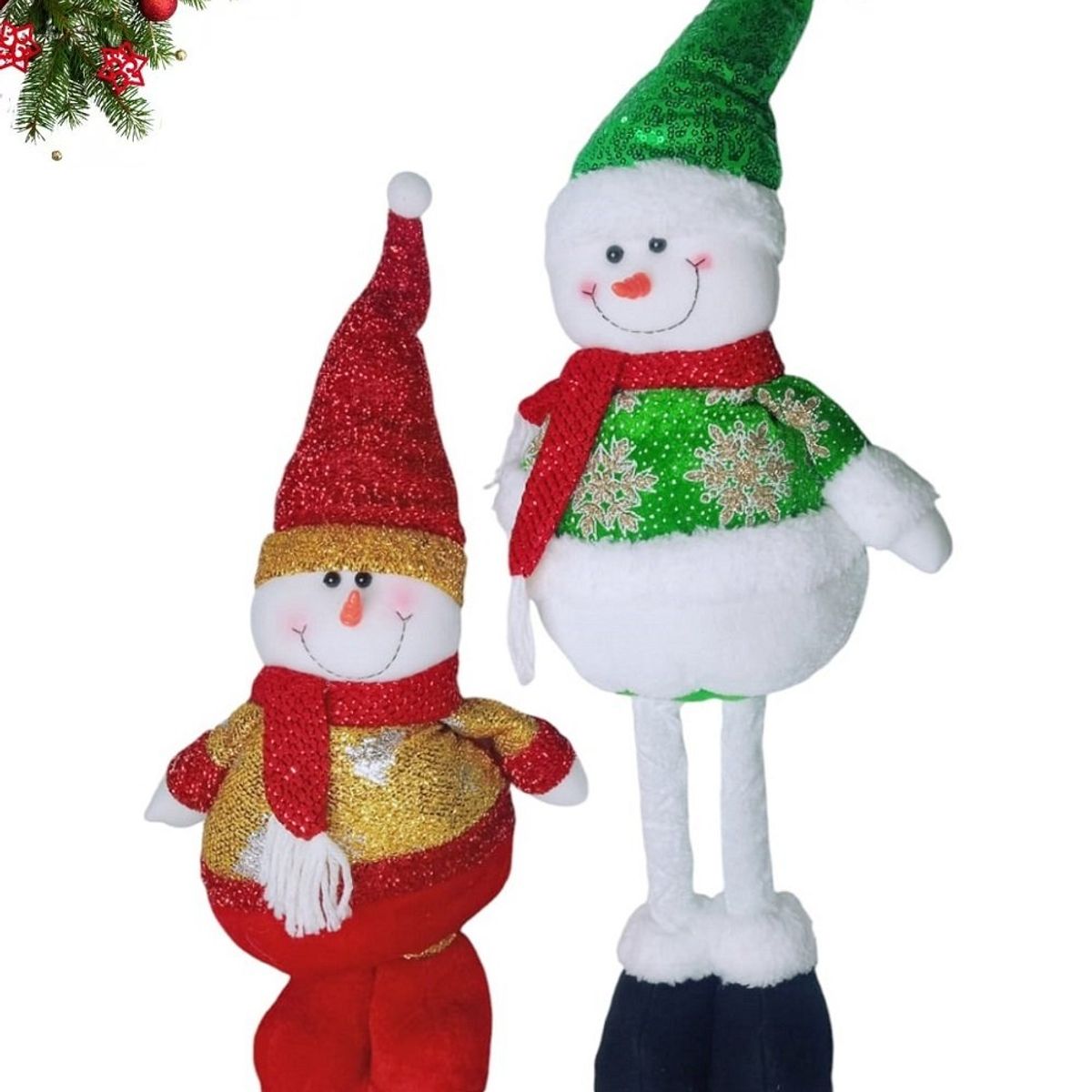 GENERICO - muñeco patilargas de navidad adornos navideños