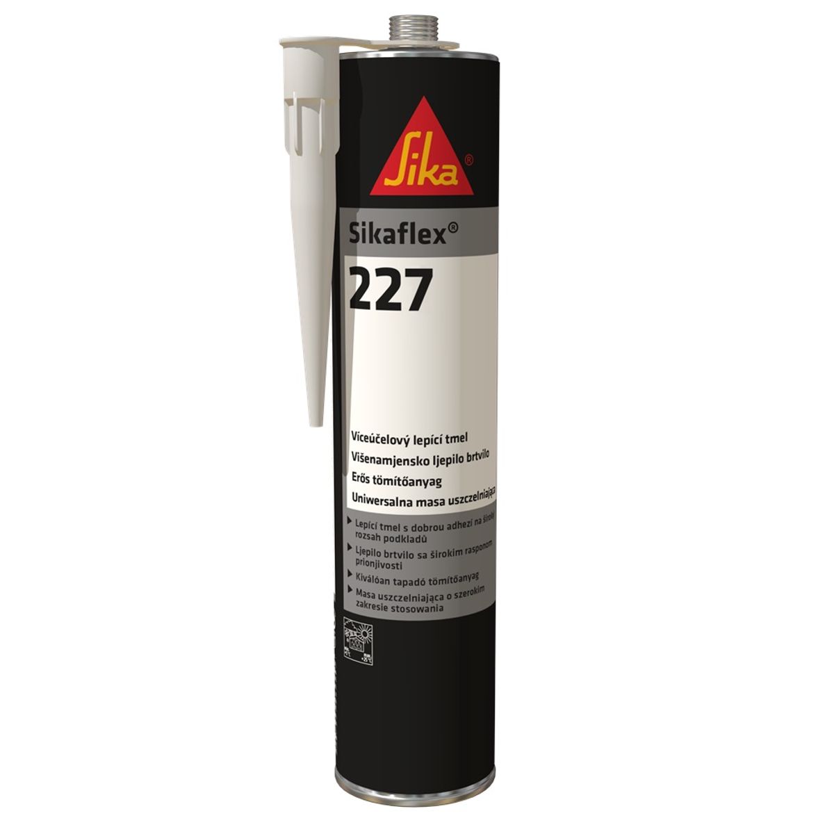 SIKA - Adhesivo y sellador elástico para carrocerías Sikaflex 227 negro 300ml