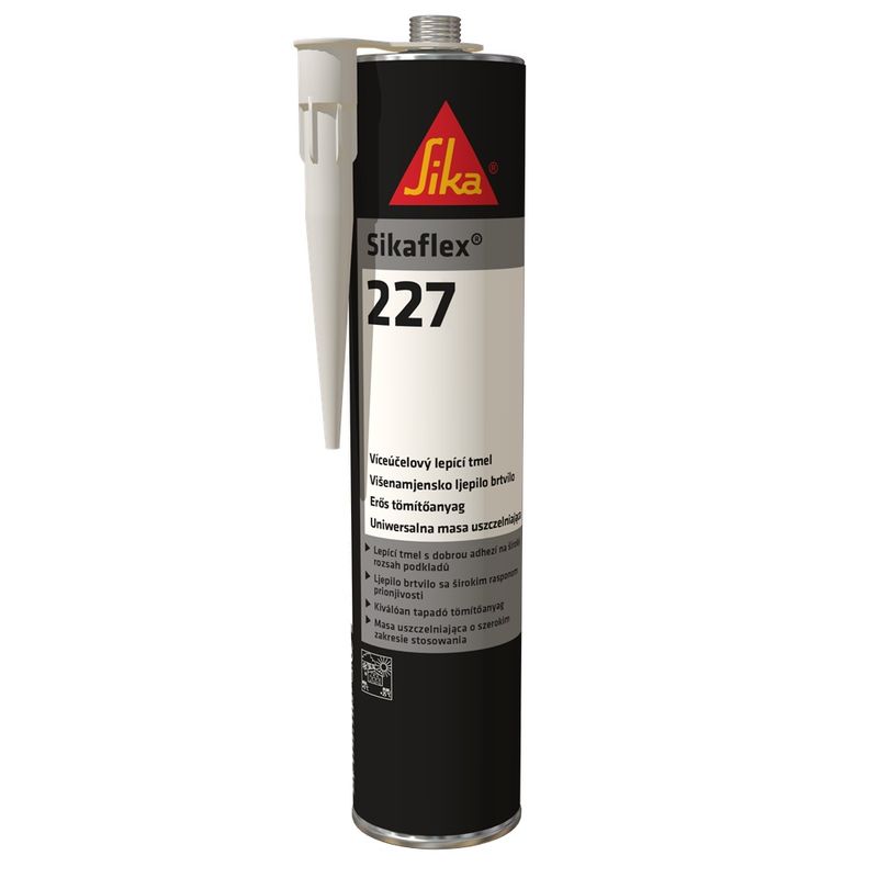 SIKA - Adhesivo y sellador elástico para carrocerías Sikaflex 227 negro 300ml