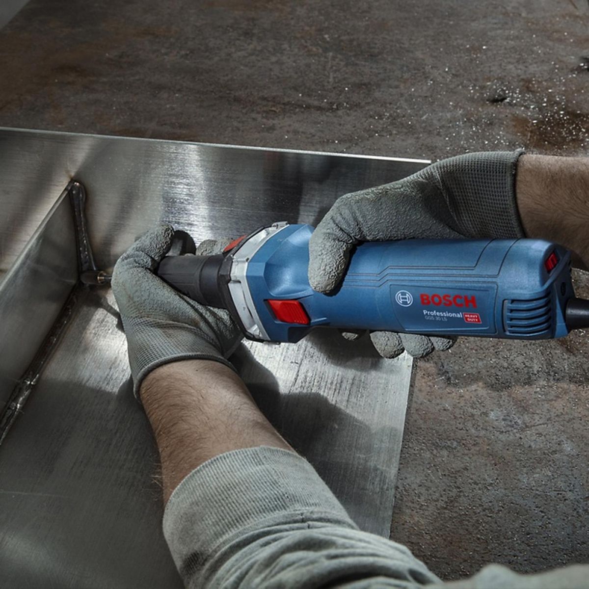 BOSCH - Esmeril Recto Cuello Largo 1/4" 750W 33000rpm GGS 30LS Bosch