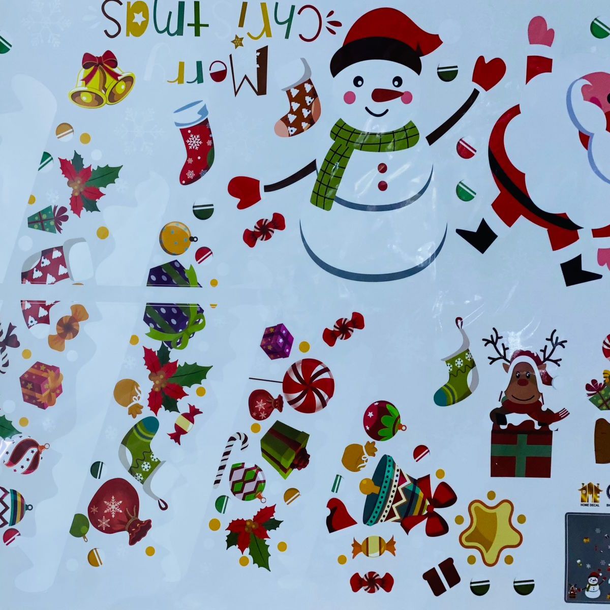 GENERICO - PEGATINA NAVIDEÑA - DECORA TUS VENTANAS