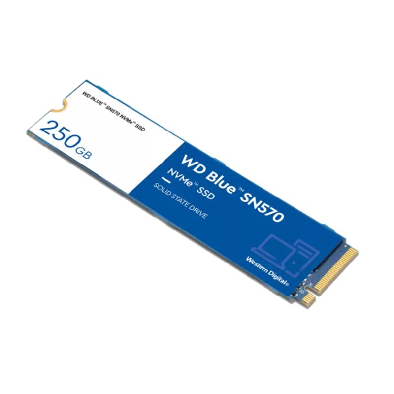 WESTER DIGITAL - DISCO SOLIDO SSD M2 NVME 250GB WESTER DIGITAL BLUE PARA PC Y LAPTOP
