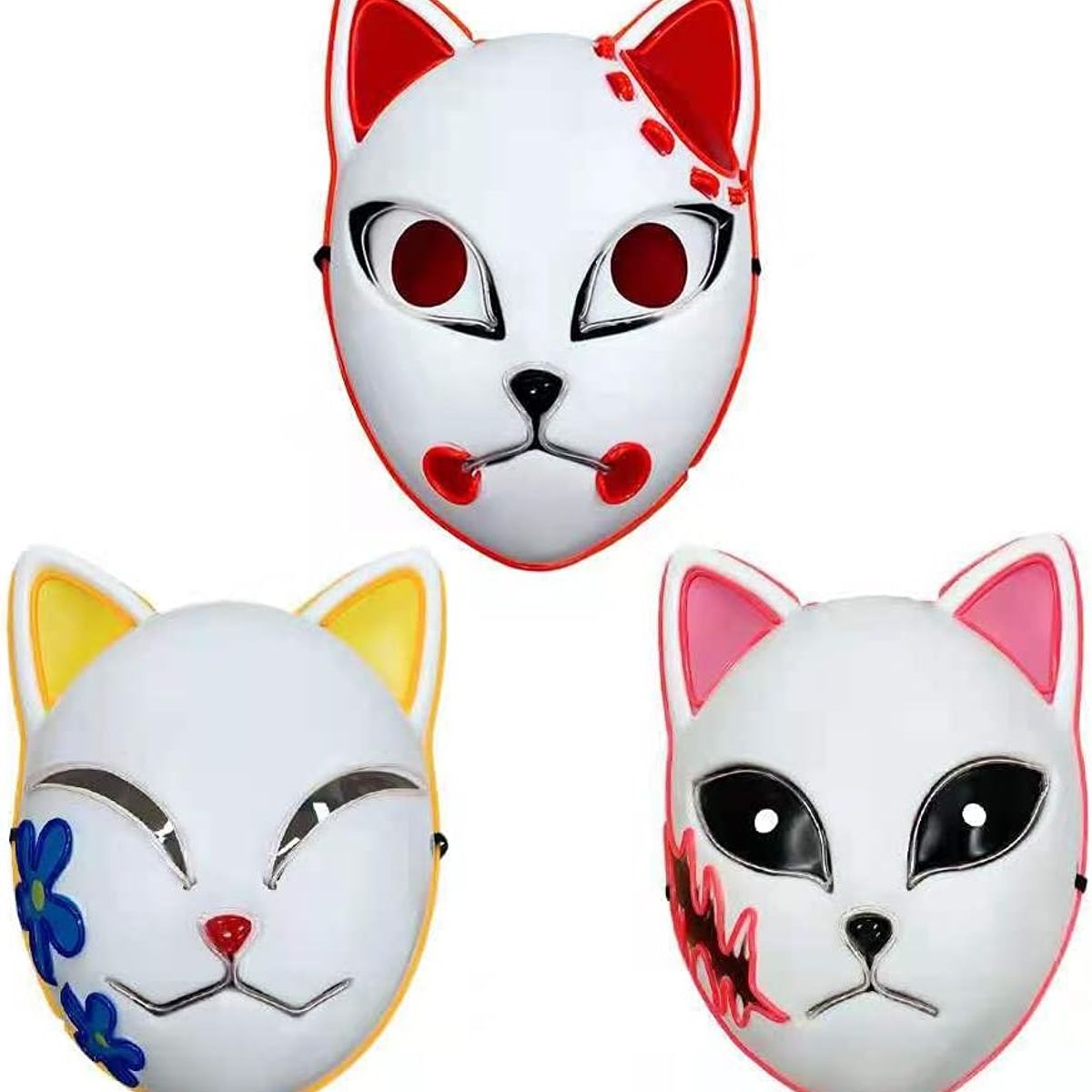 GENERICO - Máscara para Halloween Máscara de Gato