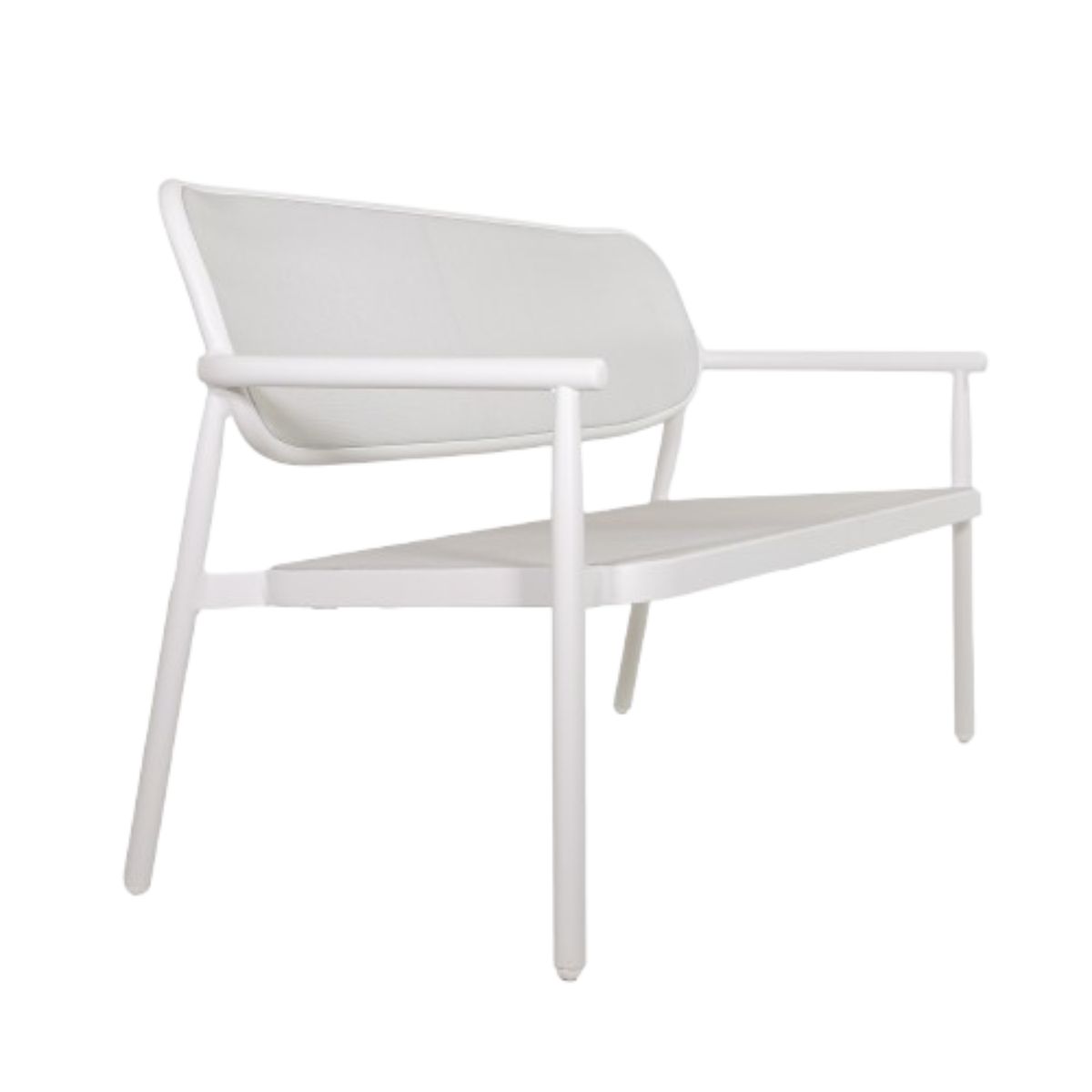 NIHM - Sofá Outdoor 2 Cuerpos Moraig Blanco