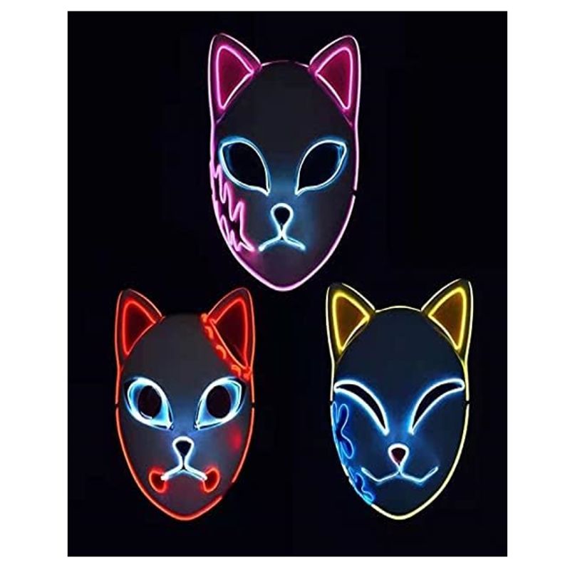 GENERICO - Máscara para Halloween Máscara de Gato