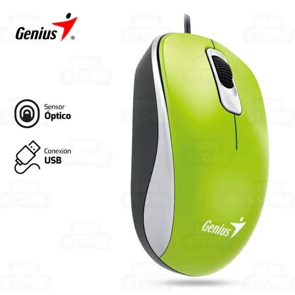 GENIUS - Mouse Genius Dx-110 Verde