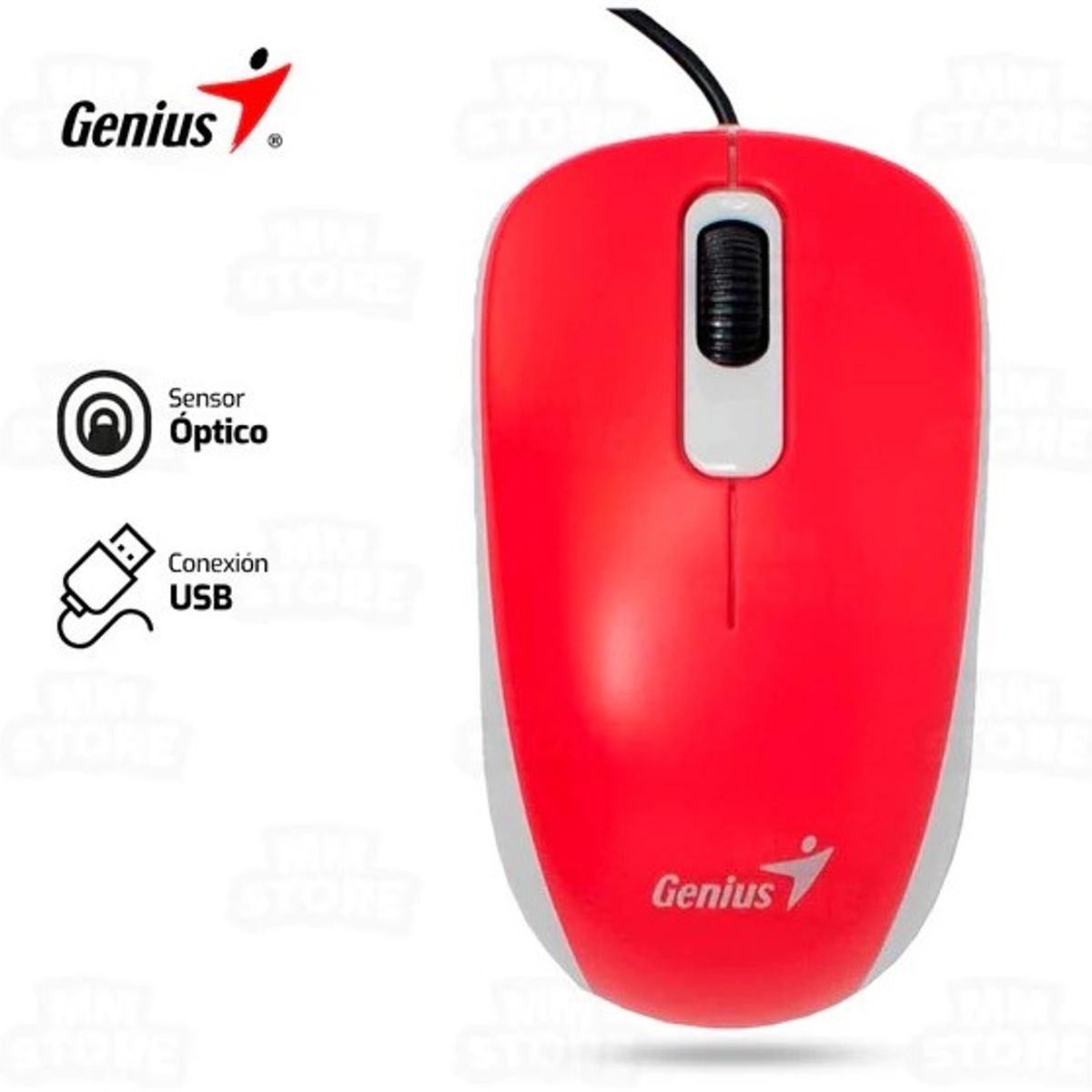 GENIUS - Mouse Genius Dx-110 Rojo