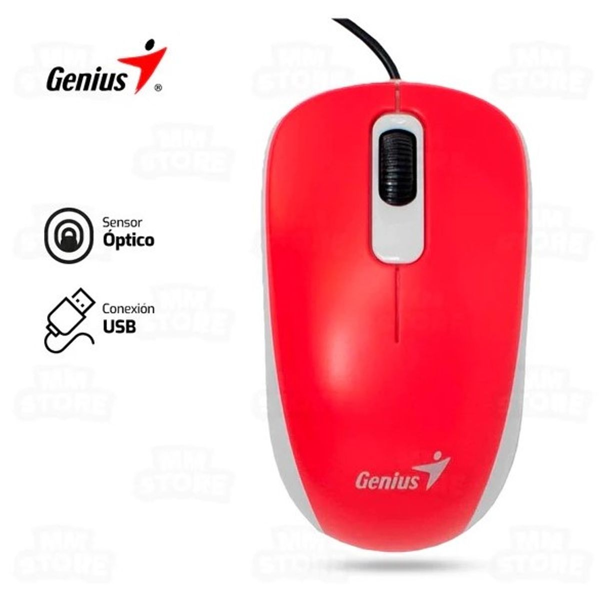 GENIUS - Mouse Genius Dx-110 Rojo