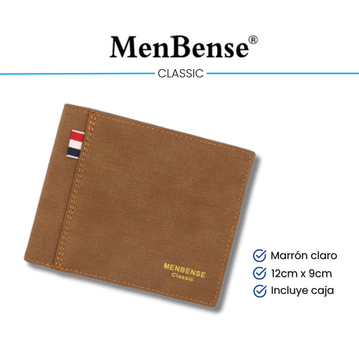 GENERICO - Billetera de cuero Menbense - Elegante