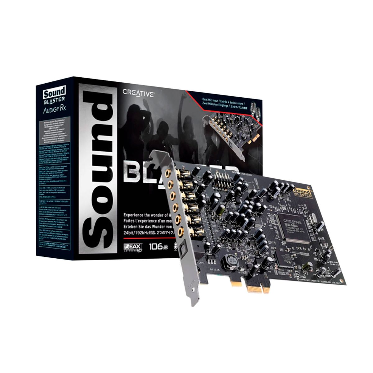 CREATIVE - TARJETA SONIDO PCIE CREATIVE BLASTER AUIDIGY SB1550 PN 70SB155000001