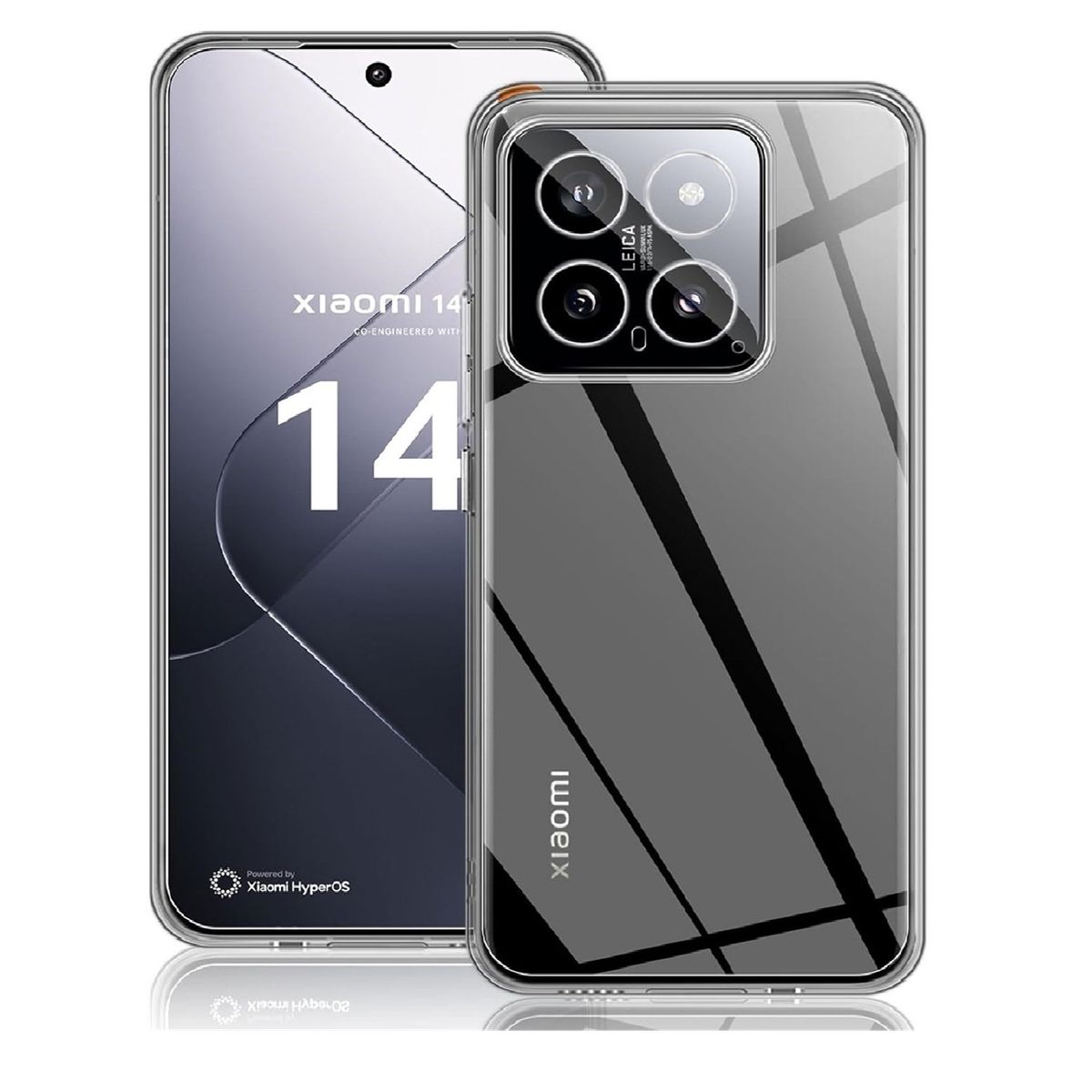 SPACE - Case Space Anticaida Xiaomi Mi 14 - Transparente