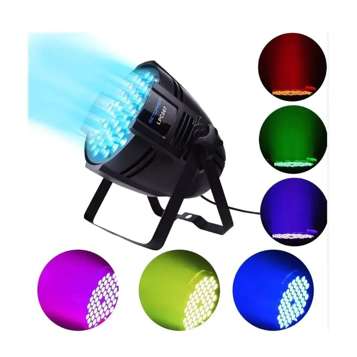 GENERICO - Luz de escenario LED tacho par Big Dipper LPC007 luces color rgb