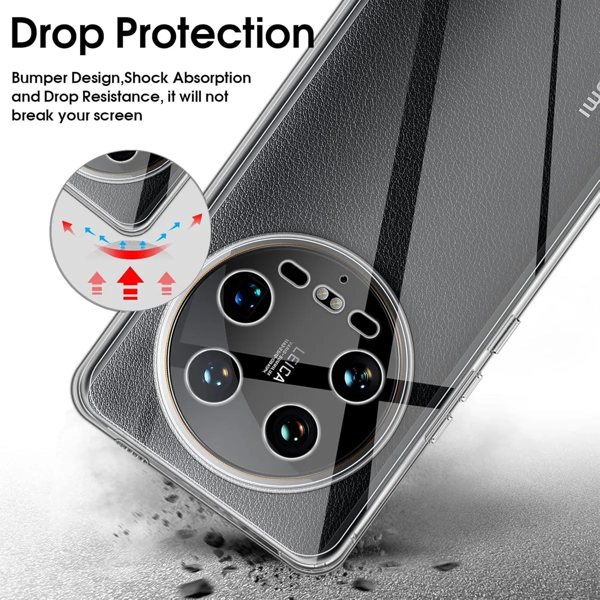 SPACE - Case Space Anticaida Xiaomi Mi 14 Ultra - Transparente