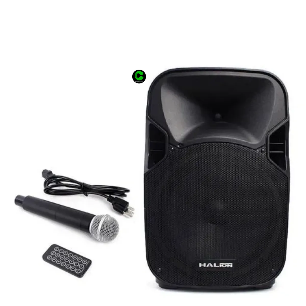 HALION - Combo Parlante Activo PHA-15AL Recargable +TRIPODE SPS502M