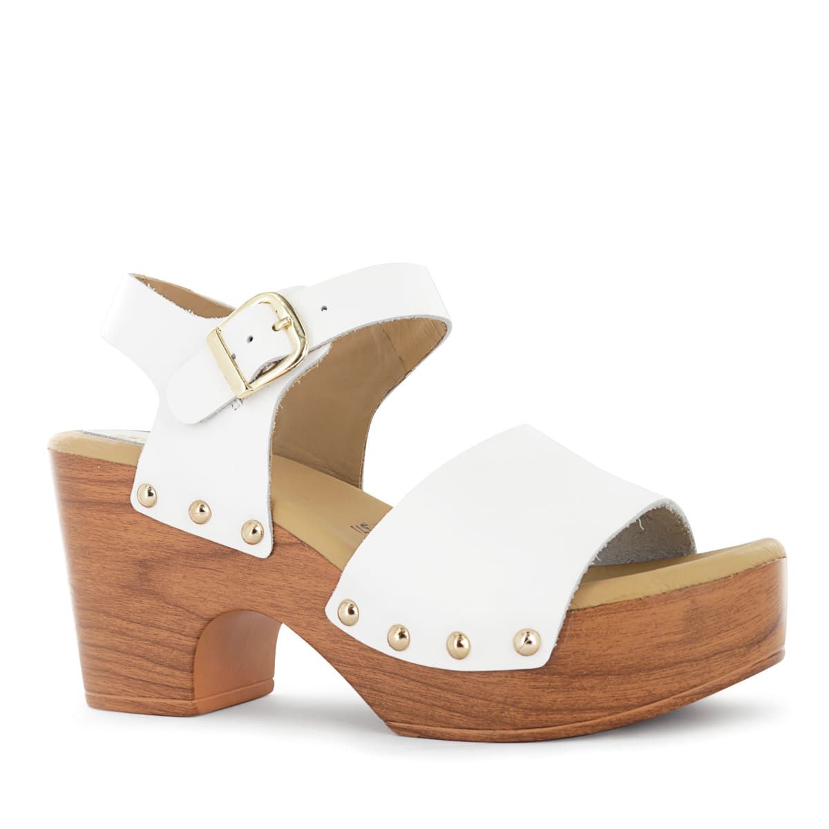 ECCO - Sandalias con Plataforma Mujer Ecco Yaiza01 Blanco Cuero Natural